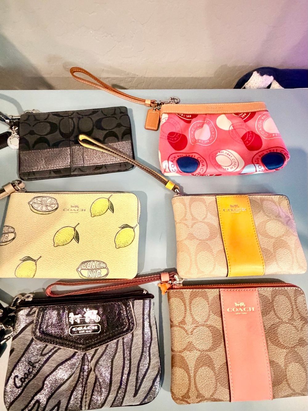 BUNDLE! Coach Assorted Wristlet Pouches